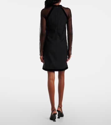 Virgin wool gabardine minidress | Nina Ricci