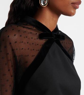 Virgin wool gabardine minidress | Nina Ricci