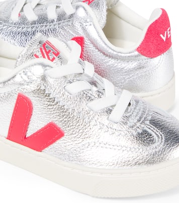 Volley metallic leather sneakers | Veja Kids