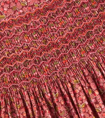 Duchesse floral smocked dress | Bonpoint