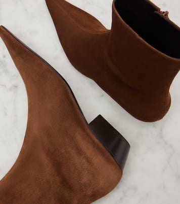 Ankle Boots Jill 30 aus Veloursleder | Saint Laurent