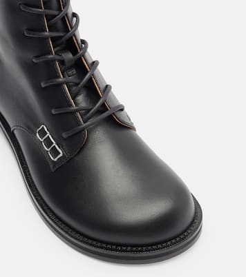 Leather lace-up boots | JW Anderson