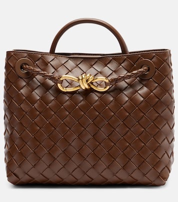 Andiamo Intrecciato Small leather tote bag | Bottega Veneta