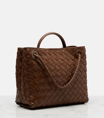 Andiamo Intrecciato Small leather tote bag | Bottega Veneta