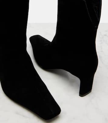 Ona 55 suede ankle boots | Khaite