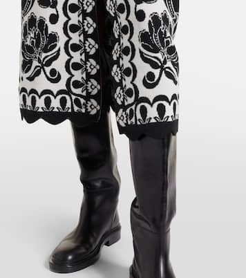 Floral Arabesque jacquard midi skirt | Farm Rio