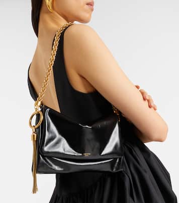 Callie Flap leather shoulder bag | Jimmy Choo