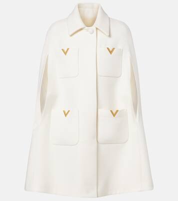 VLogo wool cape | Valentino