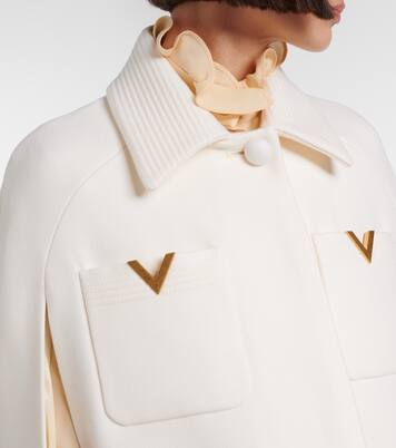 VLogo wool cape | Valentino