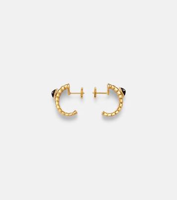 Orecchini Bvlgari Tubogas in oro 18kt con onice | Bvlgari