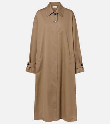 Lolana cotton gabardine coat | The Row