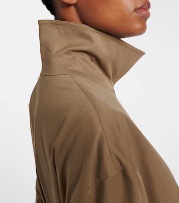 Lolana cotton gabardine coat | The Row