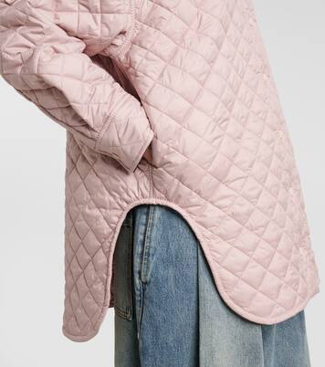 Anagram quilted leather-trimmed jacket | Loewe