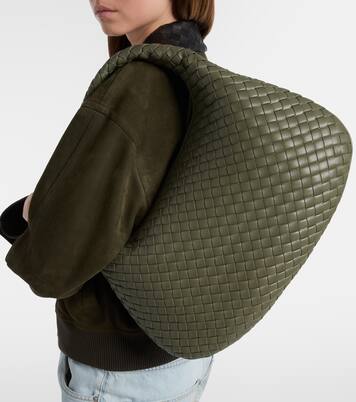 Veneta M号Intrecciato编织皮革单肩包 | Bottega Veneta