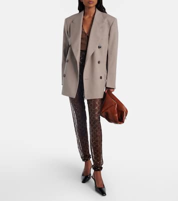 GG Crystal tulle leggings | Gucci