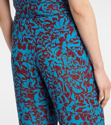 Printed wide-leg pants | Dries Van Noten