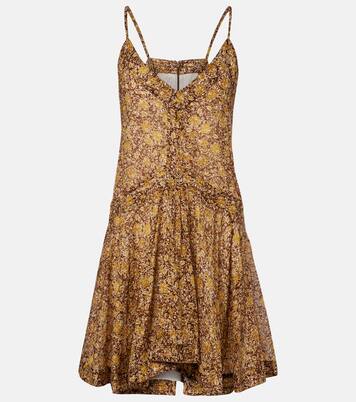 Danielle floral cotton voile minidress | Marant Etoile