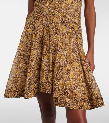 Danielle floral cotton voile minidress | Marant Etoile
