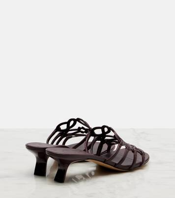 Petal Anagram 45 leather mules | Loewe