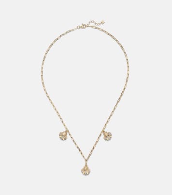Collier 3 Petite Venus Shell en or 14 ct (585/1000) avec diamants | Mateo