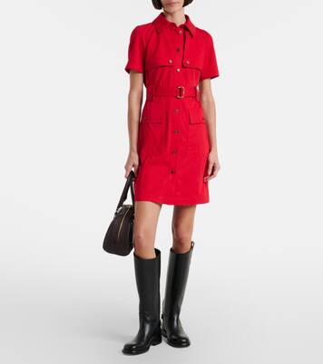 Belted wool shirt dress | Burberry