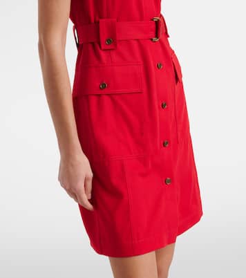 Belted wool shirt dress | Burberry