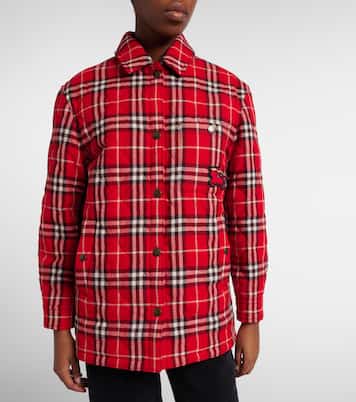 Chaqueta acolchada Burberry Check de lana | Burberry