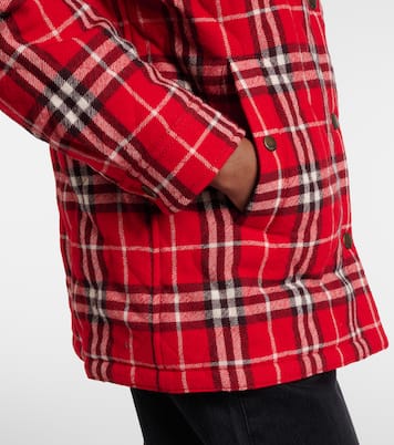Chaqueta acolchada Burberry Check de lana | Burberry