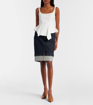 Loa cotton poplin top | Khaite