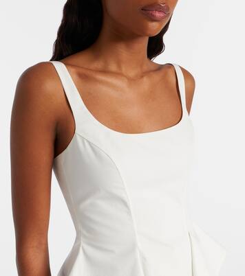 Loa cotton poplin top | Khaite