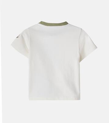 Baby logo printed cotton-blend T-shirt | Moncler Enfant
