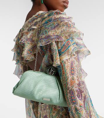 Tequila embellished clutch | Aquazzura