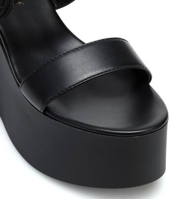 Plateausandalen aus Leder | Gianvito Rossi