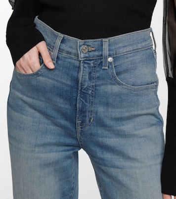Jean slim Ryleigh à taille haute et ornements | Veronica Beard