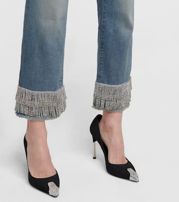 Jean slim Ryleigh à taille haute et ornements | Veronica Beard