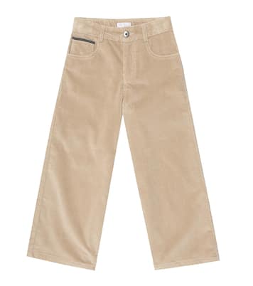 Pantalones de pana | Brunello Cucinelli Kids