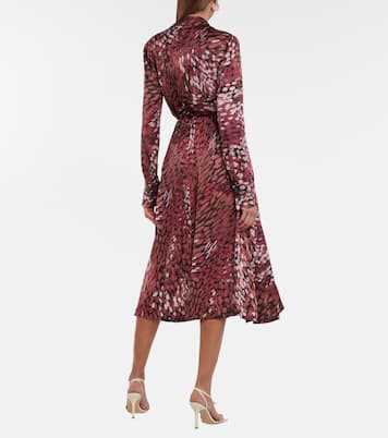 Falda midi Tandy de tiro alto estampada | Altuzarra