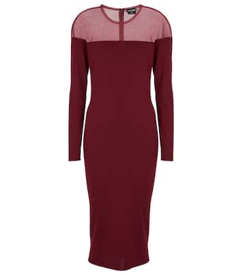 Cashmere and silk midi dress | Tom Ford