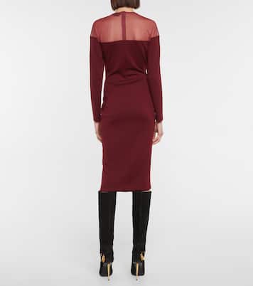 Cashmere and silk midi dress | Tom Ford