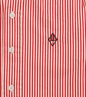 Chemise Scorpion rayée en coton | The Animals Observatory