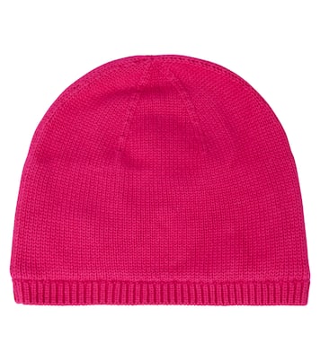 Berretto in maglia di cotone con logo | Polo Ralph Lauren Kids