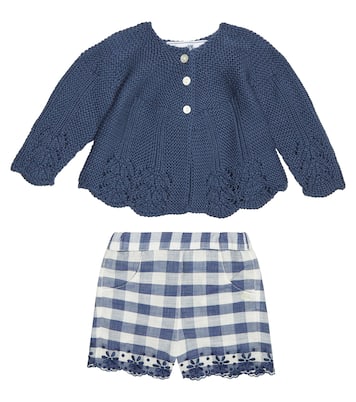 Bébé – Ensemble cardigan et short en coton | Tartine et Chocolat