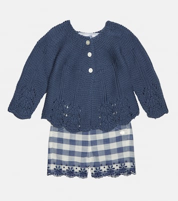 Bébé – Ensemble cardigan et short en coton | Tartine et Chocolat