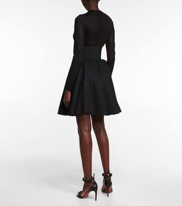 Falda de algodón con cinturón | Alaïa