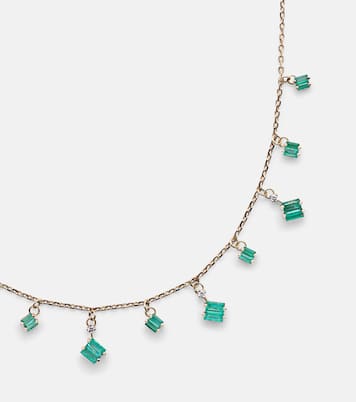 Collier en or jaune 18 ct avec diamants | Suzanne Kalan