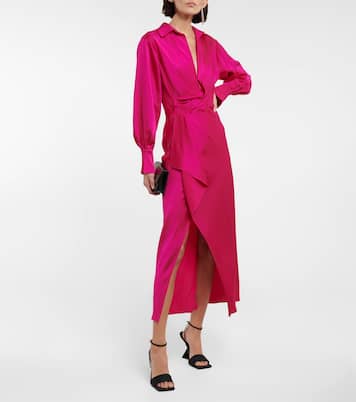 Talita satin midi dress | Simkhai