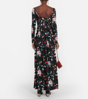 Floral corset maxi dress | Rabanne