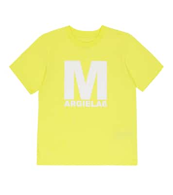 로고 코튼 저지 티셔츠 | MM6 Maison Margiela Kids