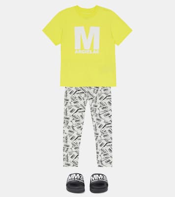 로고 코튼 저지 티셔츠 | MM6 Maison Margiela Kids