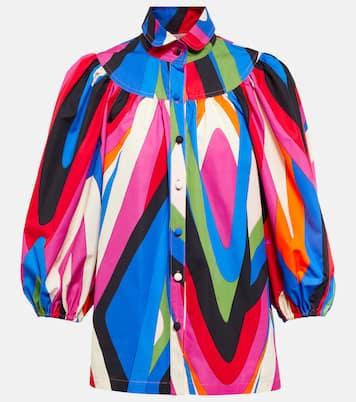 Blusa de algodón estampada | Pucci